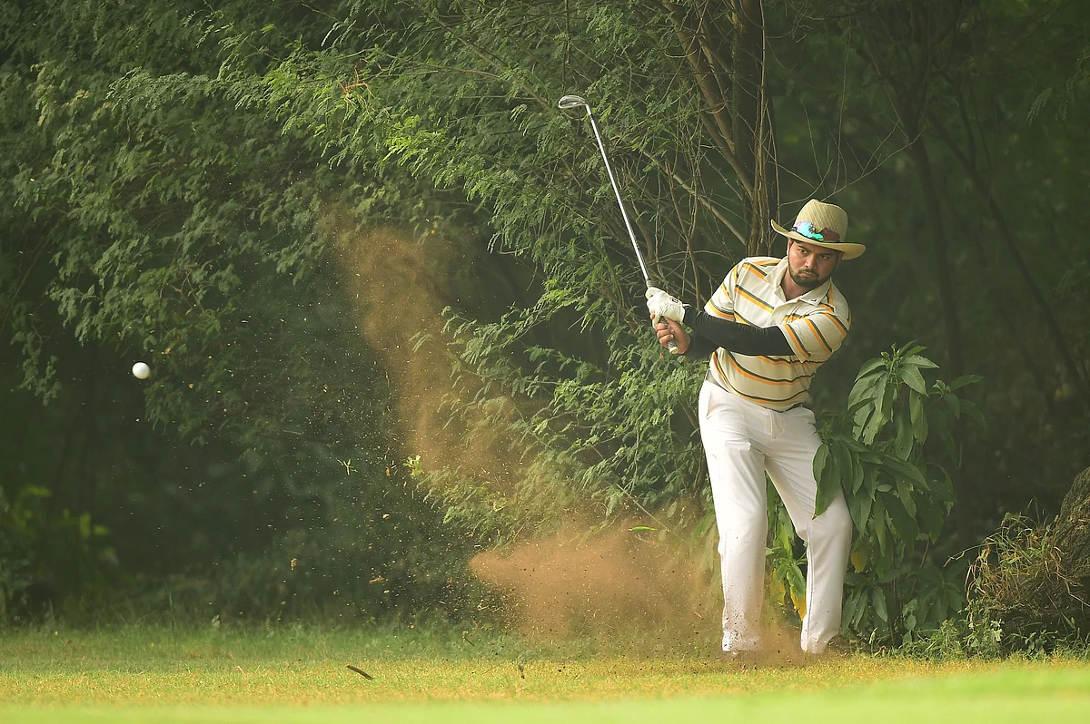 File picture of Aman Raj who will also be playing on the Asian Tour next season.
