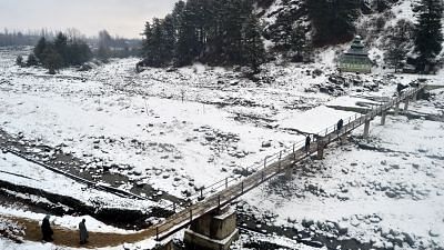 A view of snow clad Pahalgam in J&amp;K. Image used for representation&nbsp;