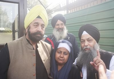 New Delhi: Nirpreet Kaur, one of the prime witnesses in the 1984 anti-Sikh riot case, at the Delhi High Court, on Dec 17, 2018. The court on Monday held Sajjan Kumar and five others guilty in a 1984 anti-Sikh riot case and sentenced the Congress leader to imprisonment for the remainder of his natural life. The court asked Sajjan Kumar to surrender by December 31. (Photo: IANS)