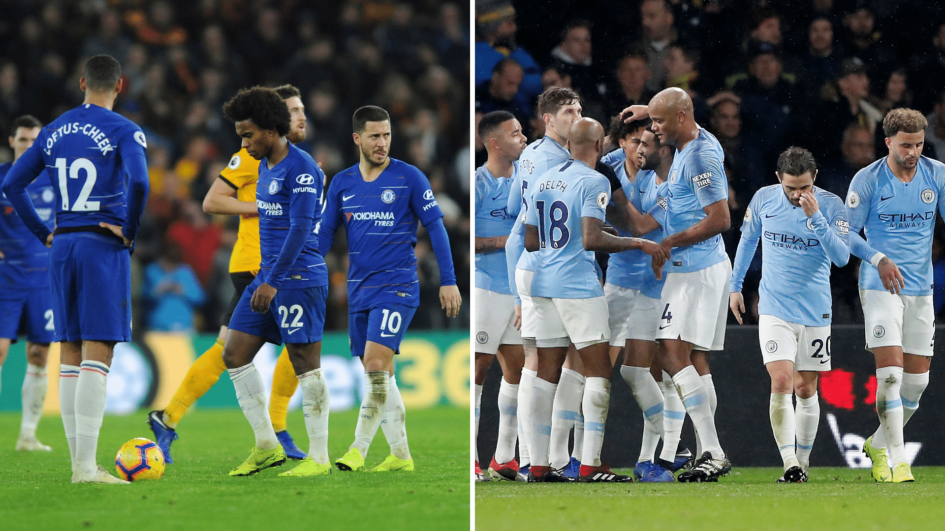 Chelsea have lost two of their last three Premier League games, while Manchester City remain undefeated after 15 matches.