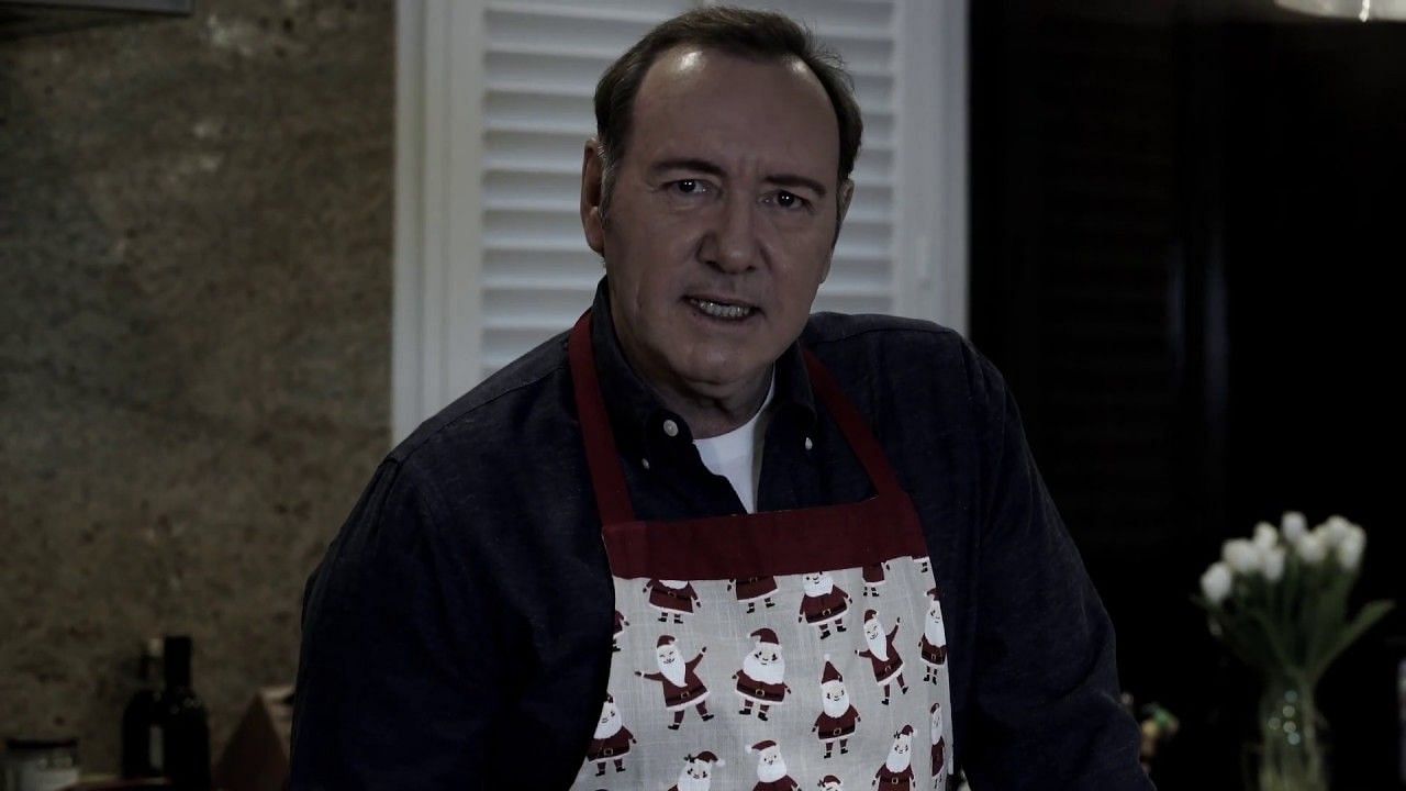 Kevin Spacey in the new video.