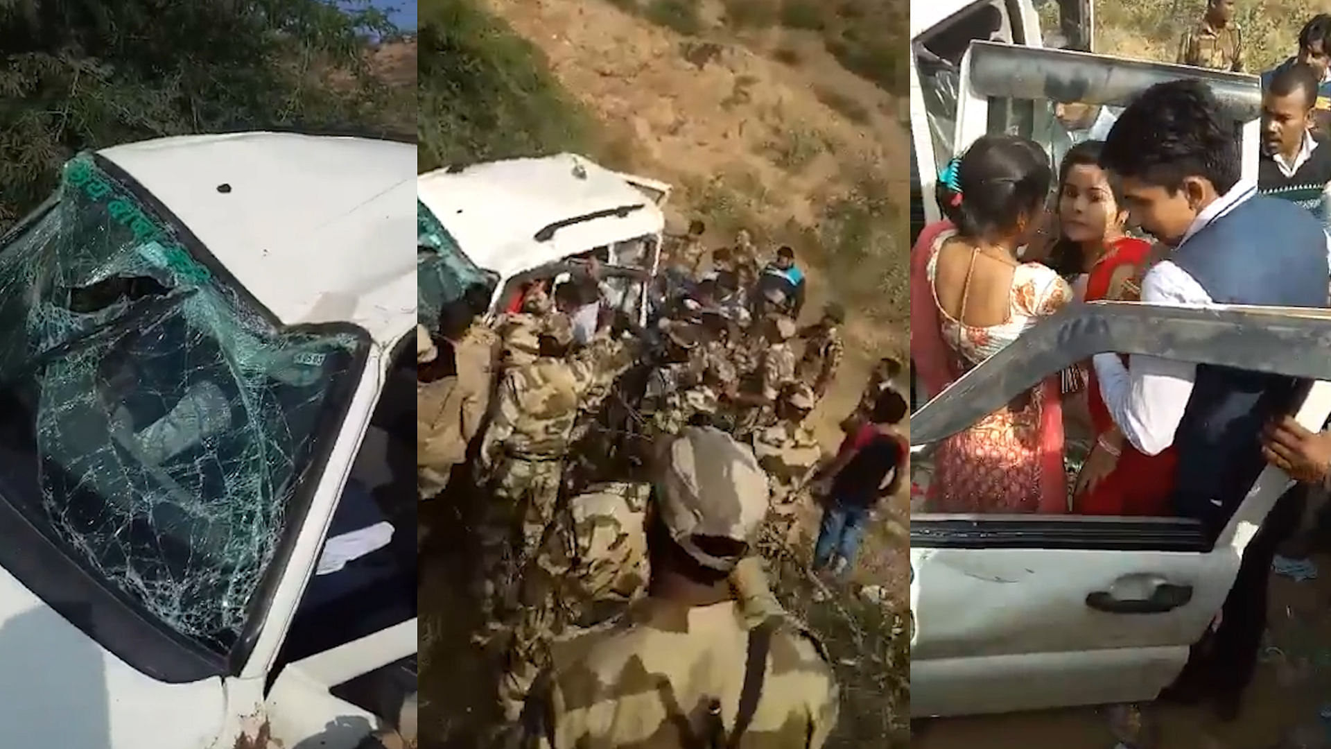 CISF personnel rescued six people trapped in a car n Rajasthan’s Behror&nbsp;