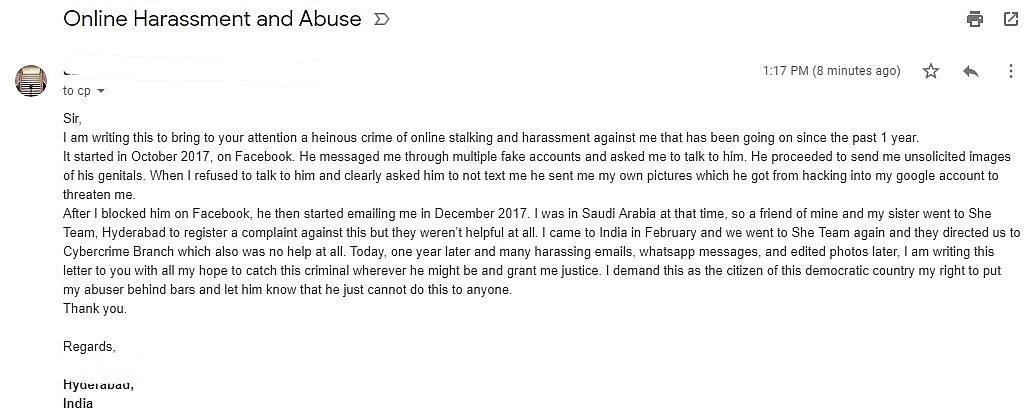 Stalked, Morphed Nudes Spread Across Porn Sites & Cops of No Help