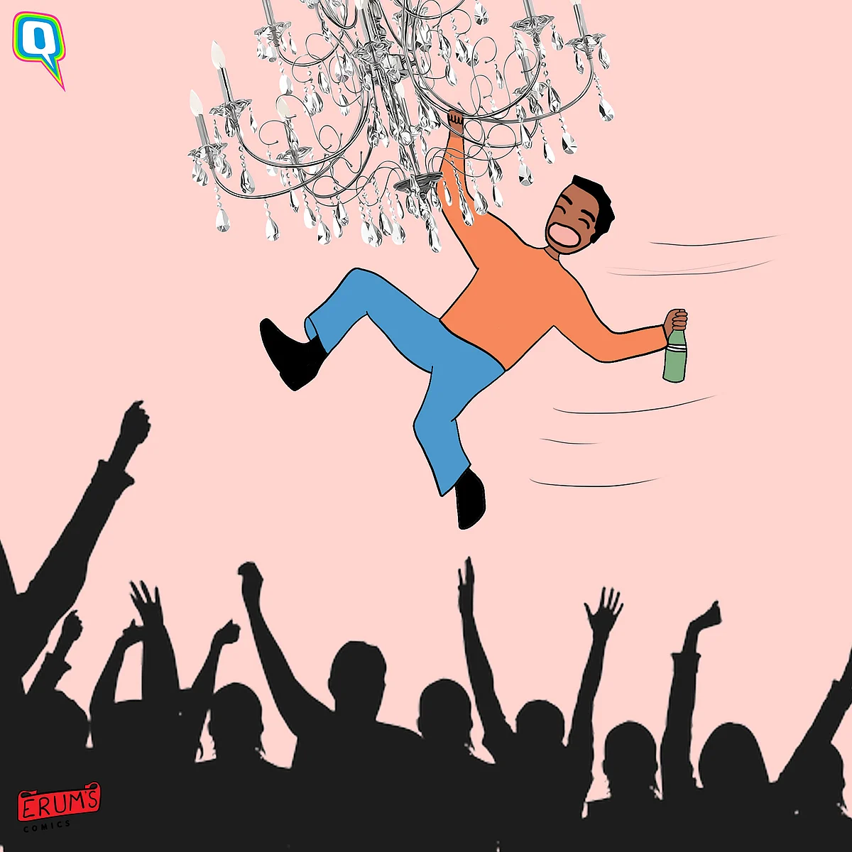 Erum’s Comics: 5 Types of Introverts at a New Year’s Party