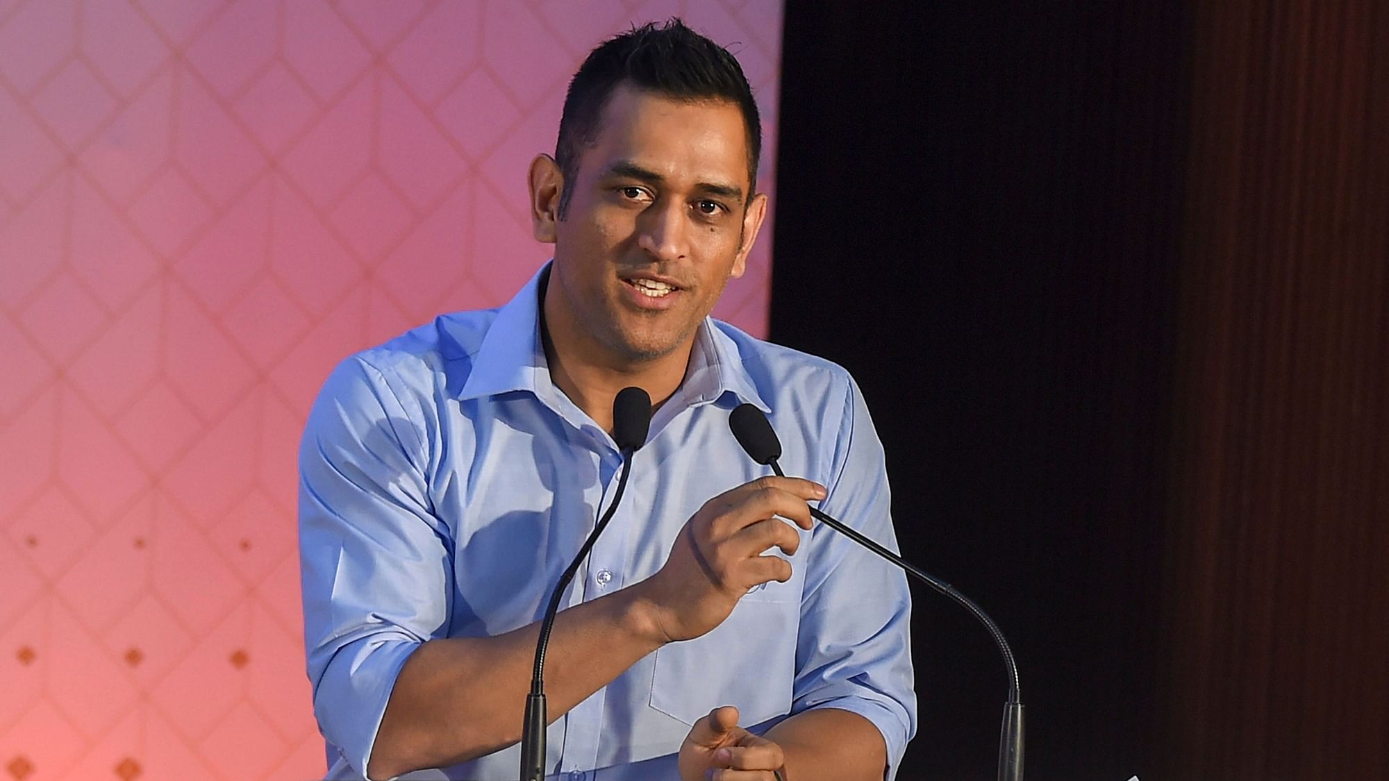 Indian cricketer MS Dhoni.&nbsp;