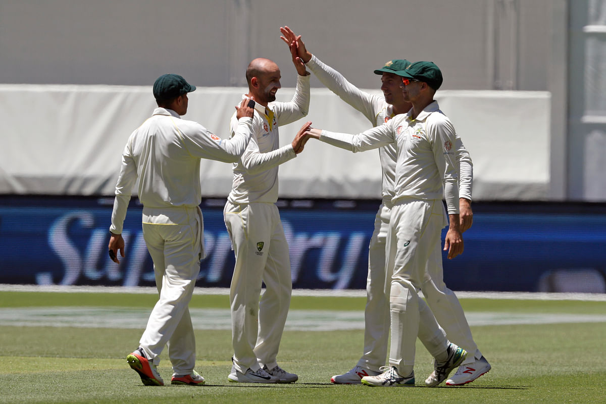 This is Australia’s first Test win since the ball-tampering incident earlier this year in South Africa. 