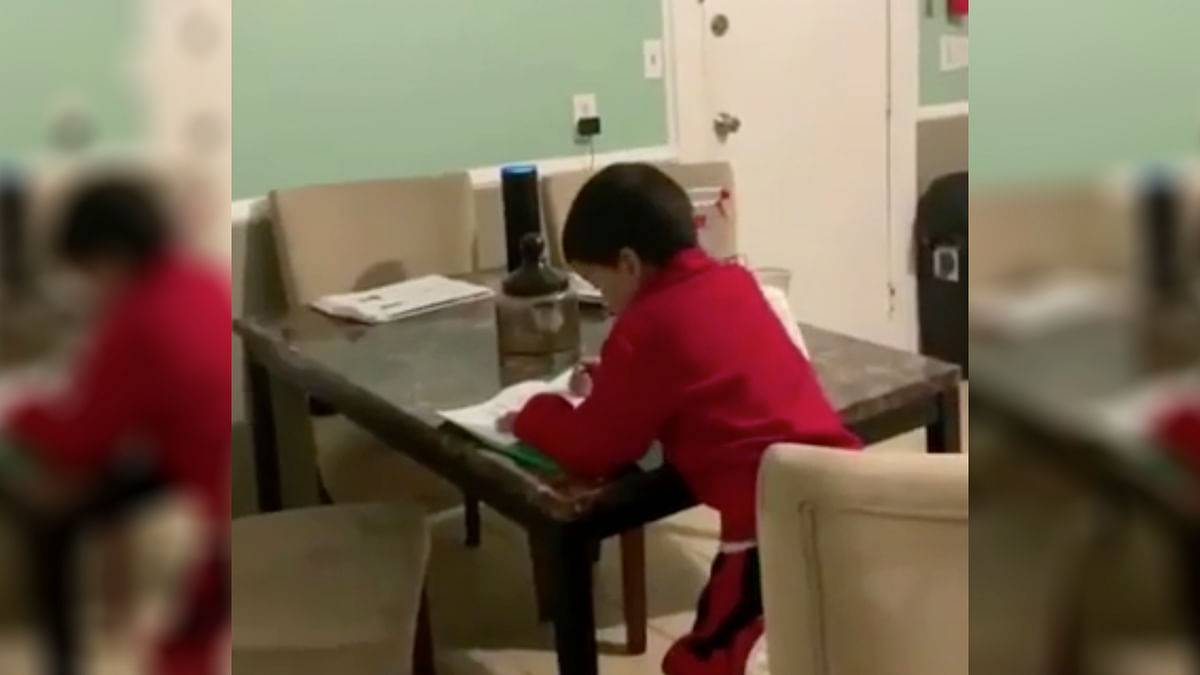 Mom Caught Son  Using Alexa to Solve His Math Homework 