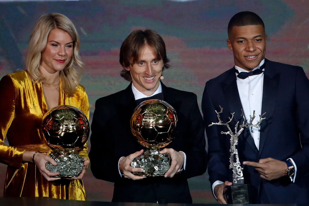 Real Madrid midfielder Luka Modric won the Ballon d’Or award for the first time on Monday, 3 December.