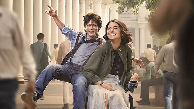 Shah Rukh Khan and Anushka Sharma in <i>Zero.&nbsp;</i>