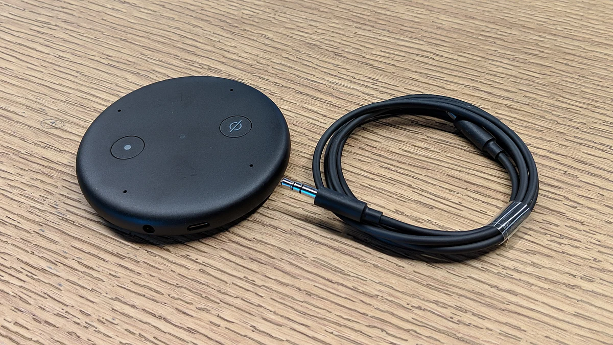 Echo Inputs comes bundled with a 3.5-mm audio cable. 