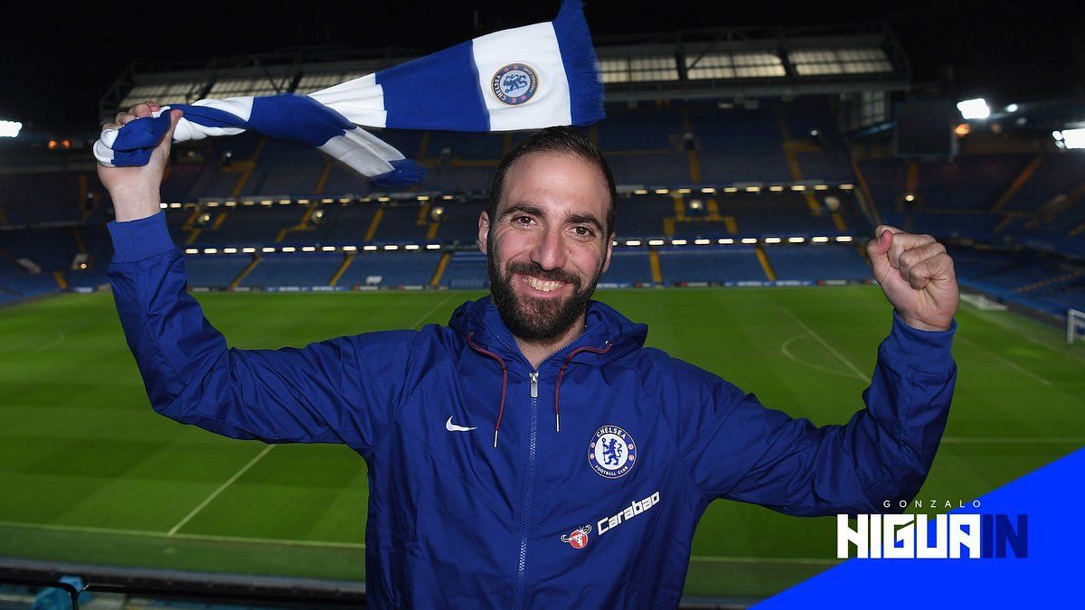 Chelsea signed Argentine striker Gonzalo Higuain from Juventus on a loan deal for the rest of the season on Wednesday, 23 January.