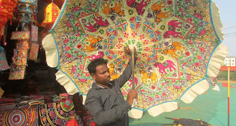 The craftsmen involved in making and trading of applique works are settled in Pipli village, Odisha.
