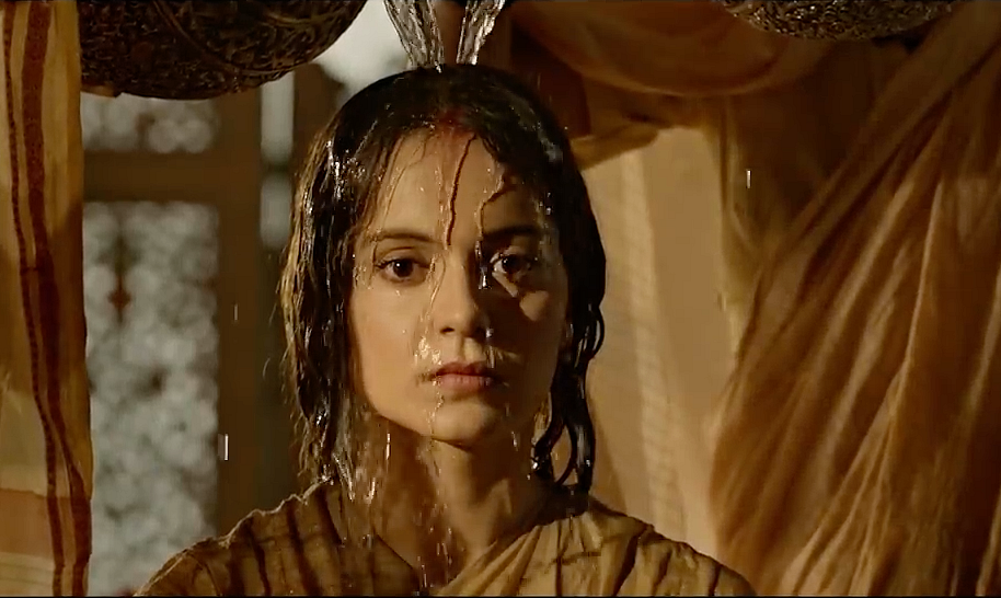 Her character Manikarnika, refuses to toe the line when she's widowed. 