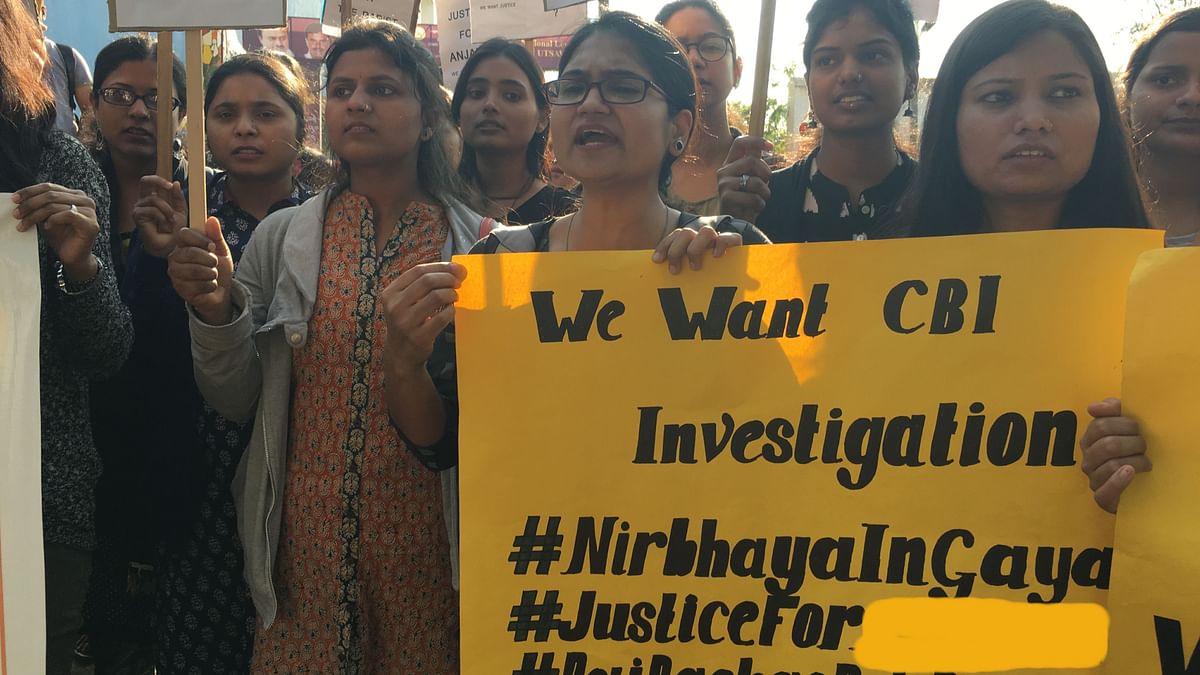 Far from their home in Gaya, Bihar, members of the Patwa community in Bengaluru demanded justice in the recent rape.