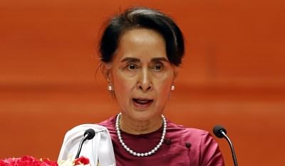 Myanmar State Counselor Aung San Suu Kyi. (File Photo: IANS)