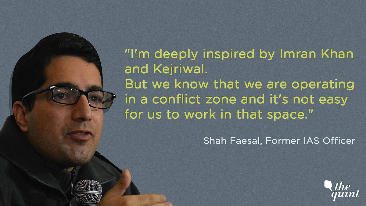 Shah Faesal Says He is ‘Deeply Inspired’ by Imran Khan, Kejriwal
