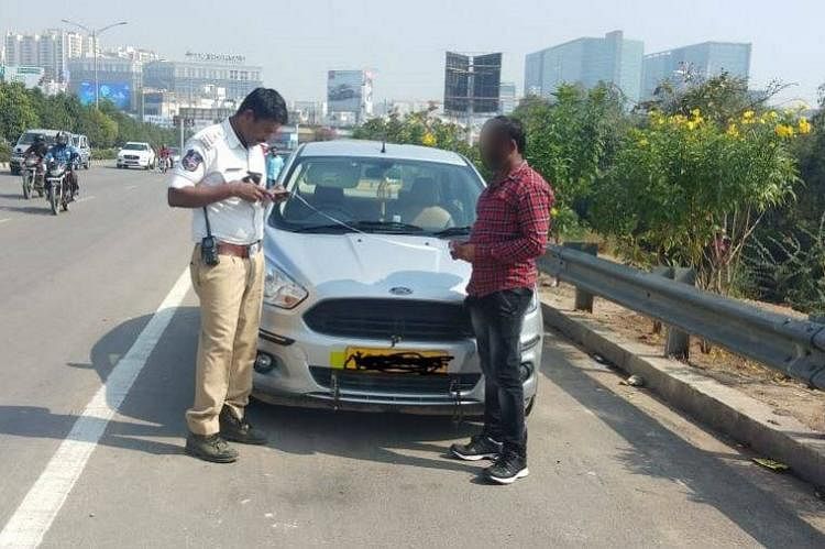 The Cyberabad Police, under whose jurisdiction the vehicles were stopped, said that their penalty amounts ran into several thousand rupees. 