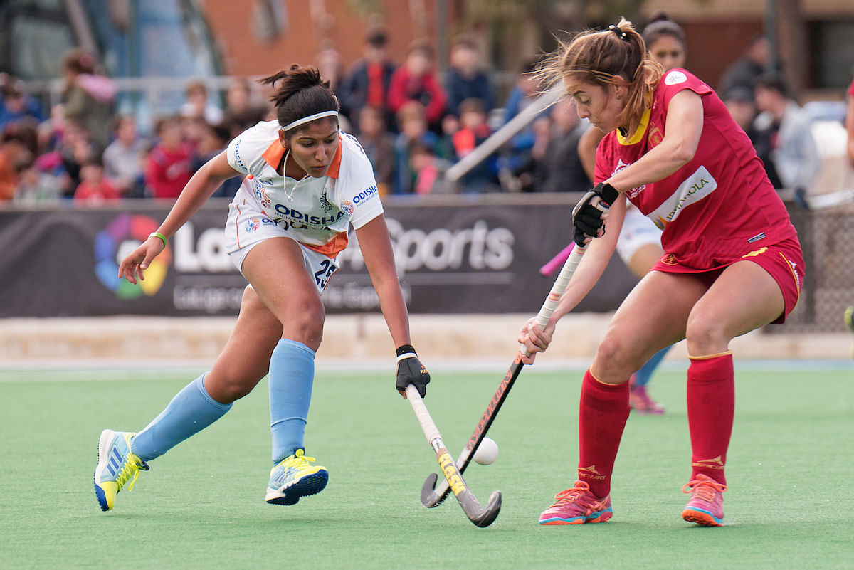 The Indian Women’s Hockey Team beat World Cup Bronze Medalists Spain 5-2 in their third match of the tour on Tuesday