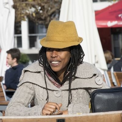 Filmmaker, actress, dancer, poet and activist Donisha Prendergast - reggae legend Bob Marley