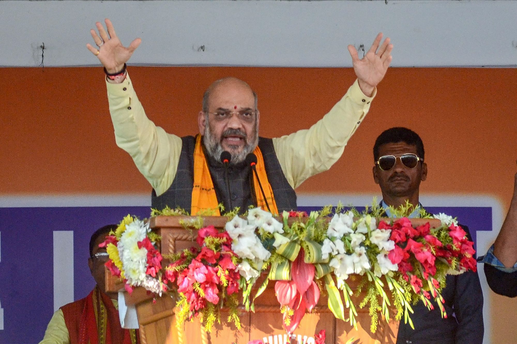 BJP Chief Amit Shah in Tripura, Agartala