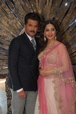 Actors Anil Kapoor and Madhuri Dixit. (Photo: IANS)