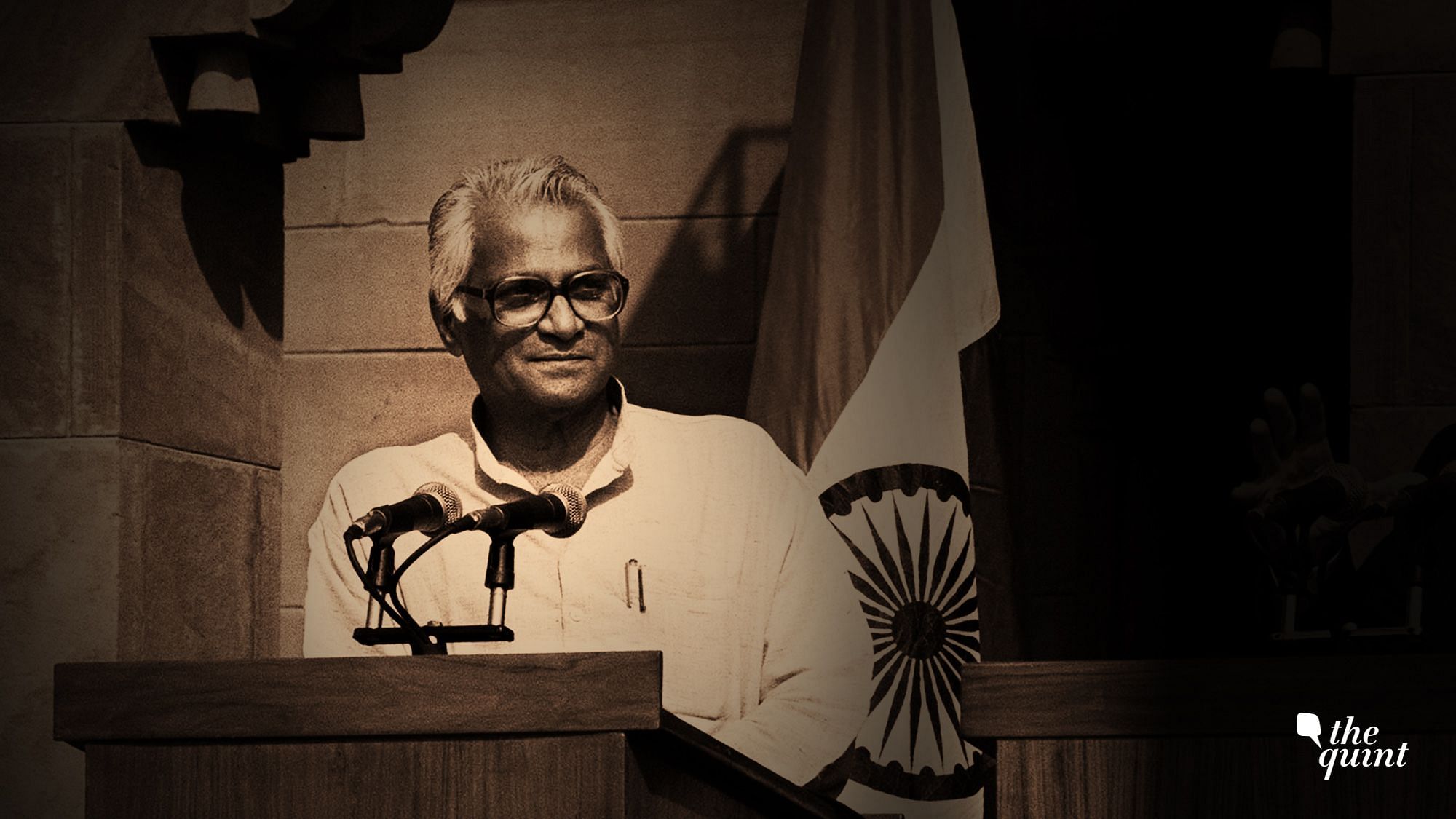 File photo of Union minister George Fernandes.