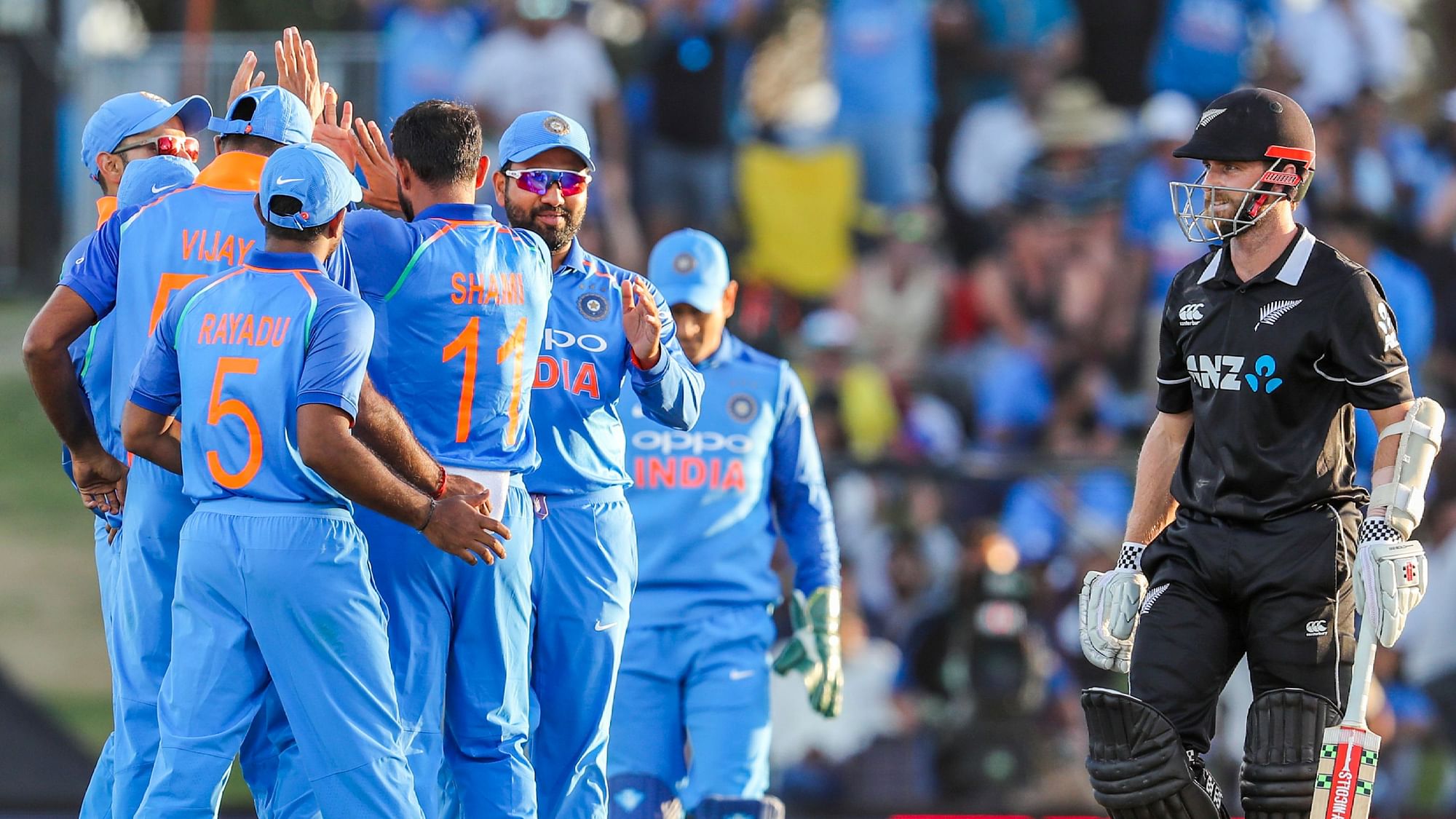 India beat New Zealand by 90 runs in the second ODI on Saturday.