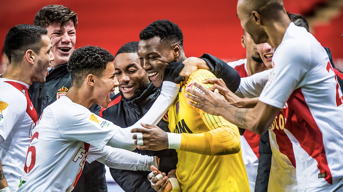 Goalkeeper Loic Badiashile sent Monaco through to the League Cup semi-finals with a penalty shootout winner