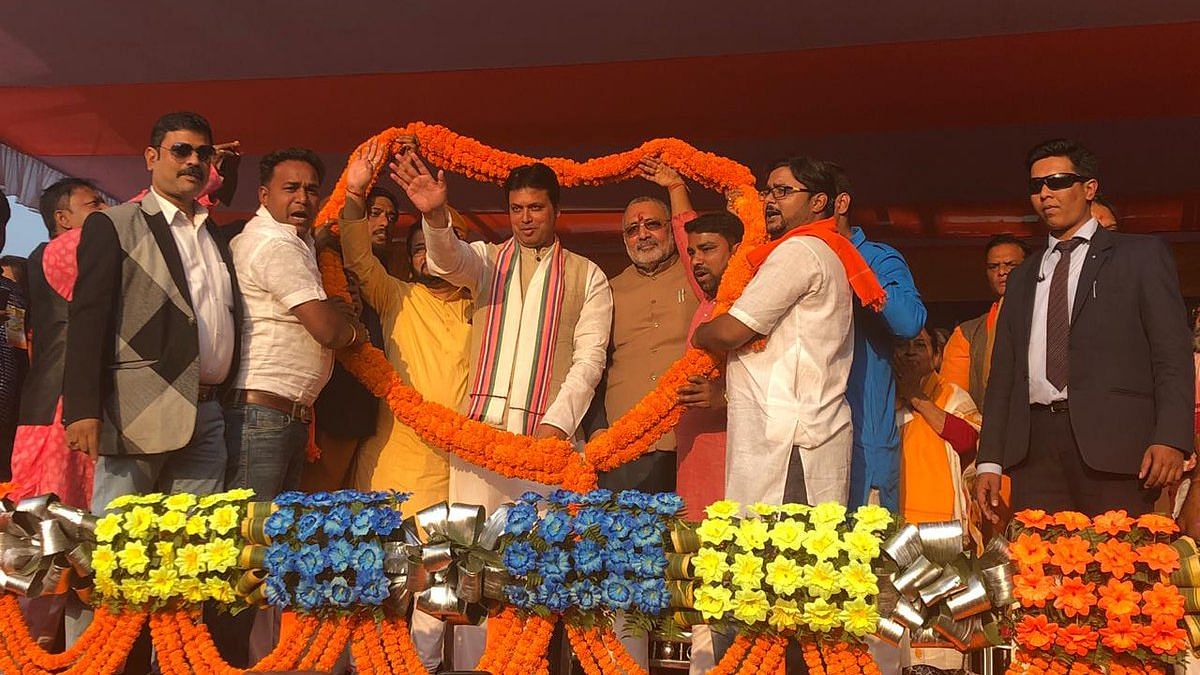 Tripura CM Biplab Kumar Deb.