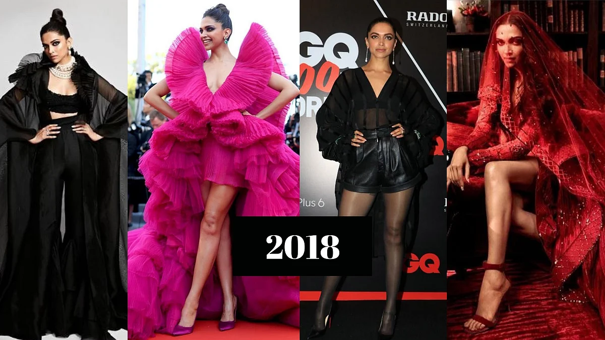 Deepika Padukone’s flamboyant dressing in 2018.