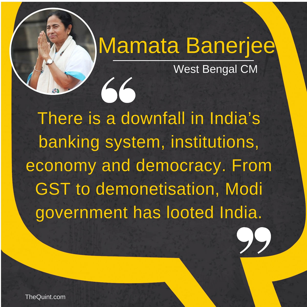 At the Kolkata Mega rally, Mamata said the BJP’s expiry date is over and it is time for a new govt at the Centre.