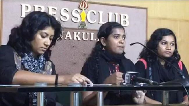 Nishanth and Satheesh were among the three women who organised the press conference in Kochi in November 2018 to express their wish to visit the Sabarimala temple.