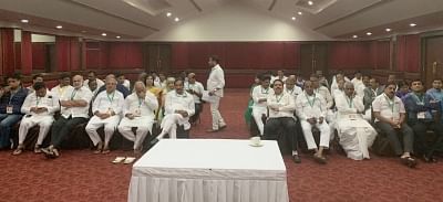 Karnataka Congress MLAs hold party meet at Bengaluru resort