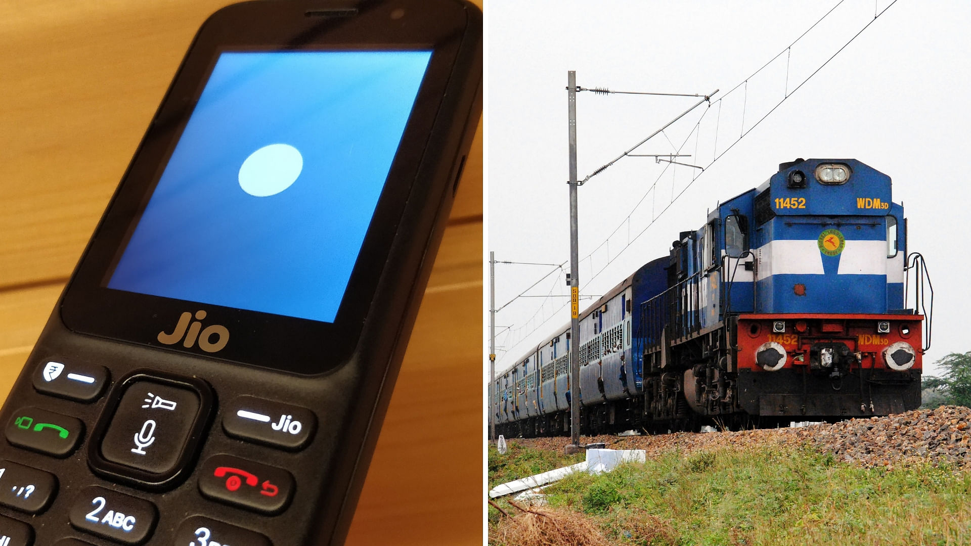 Get ticket reservations for trains via JioPhone on this app.&nbsp;
