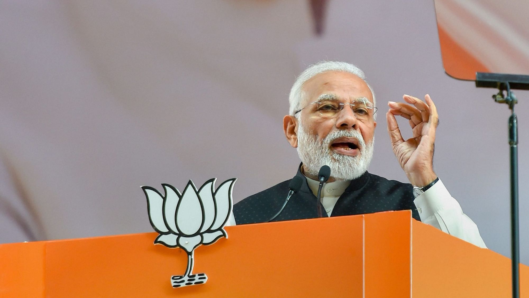 PM Modi said that the BJP government has has given a completely new speed to development.