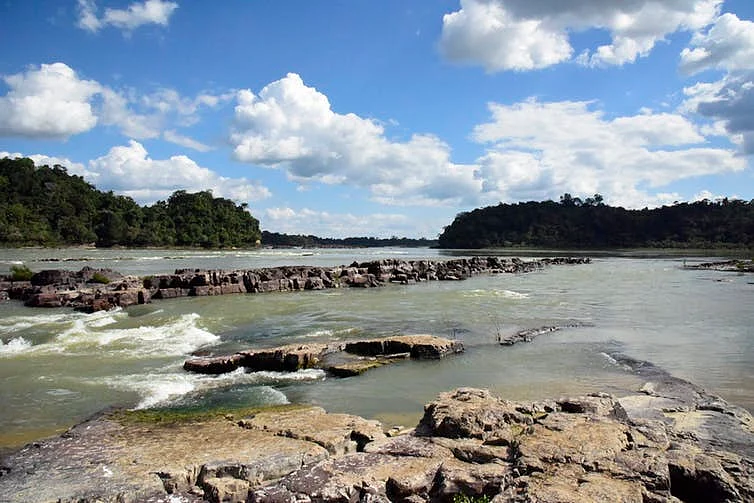 The Tapajos River, downstream from where a dam could be built.