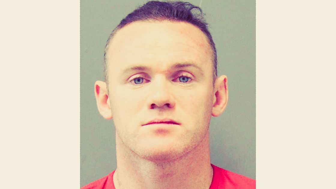 A mugshot released by the Loudon County Sheriff’s Office from Wayne Rooney’s arrest for intoxication on 16 December.