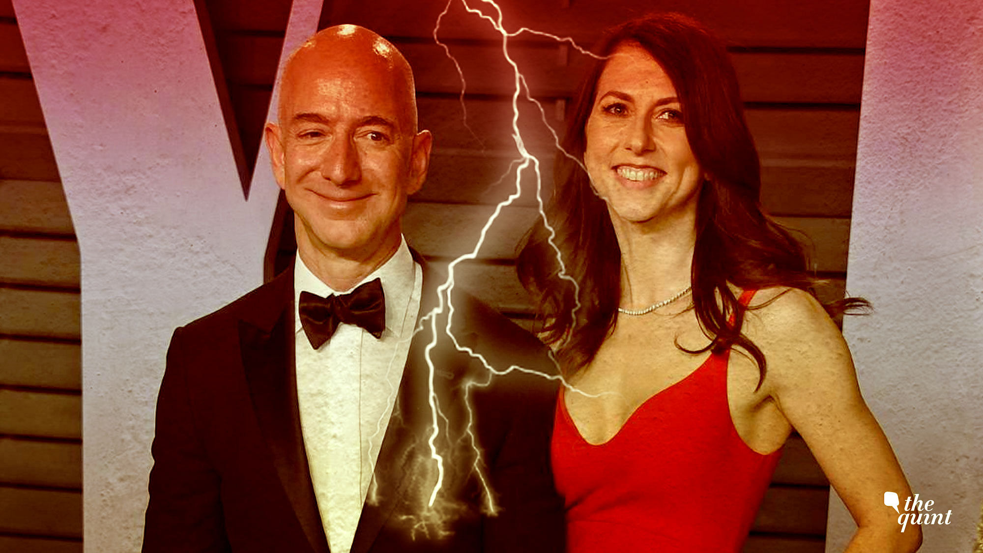 File photo of Jeff Bezos with wife MacKenzie Bezos.
