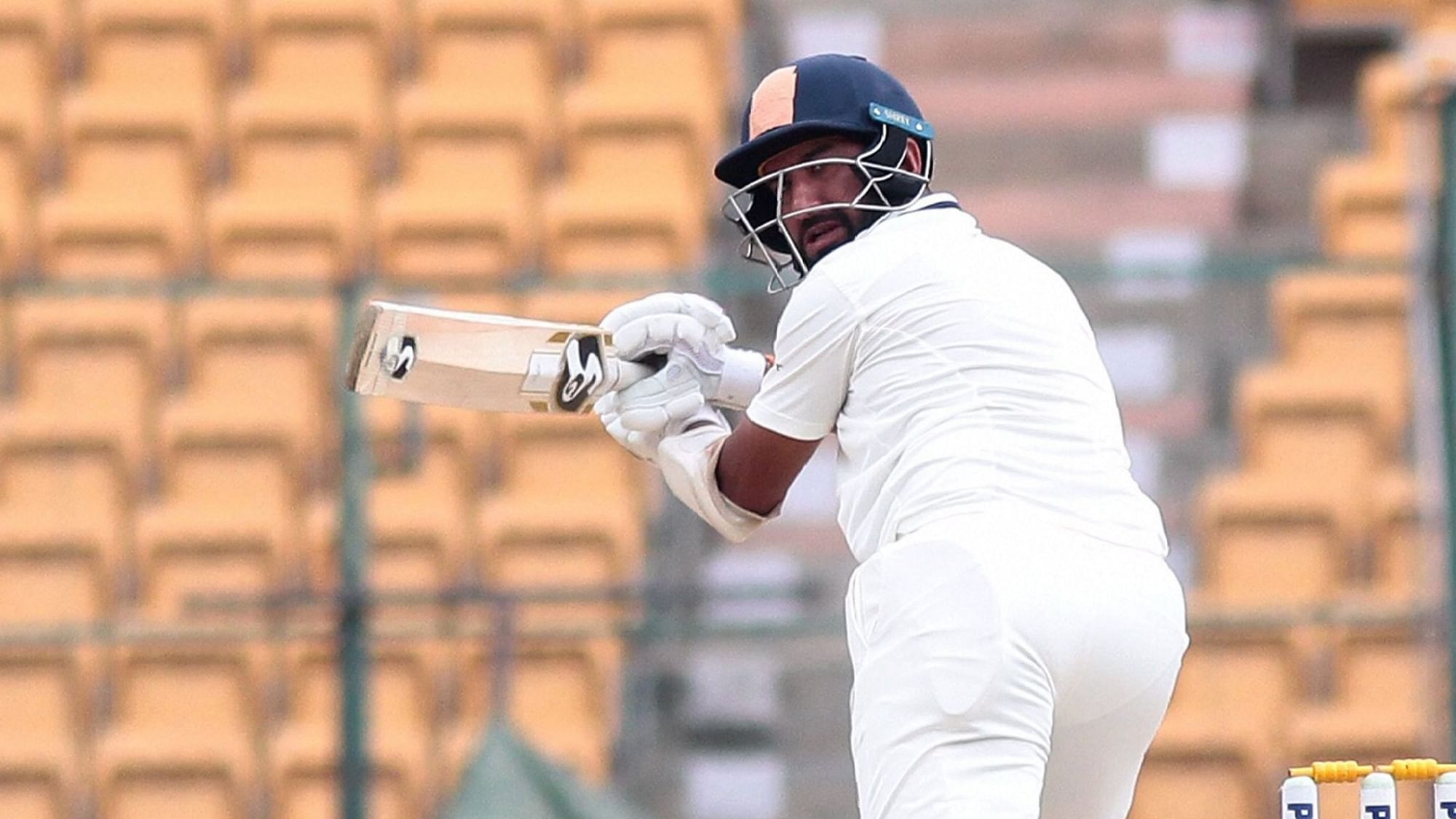 Cheteshwar Pujara’s maiden T20 century went in vain as Saurashtra lost to the Railways by 5 wickets in their Syed Mushtaq Ali Trophy opener.