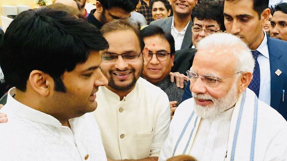 Kapil Sharma with PM Narendra Modi.&nbsp;