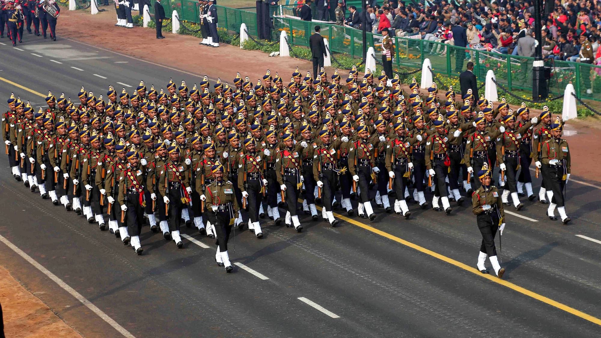 Full dress rehearsal for Republic Day 2019.