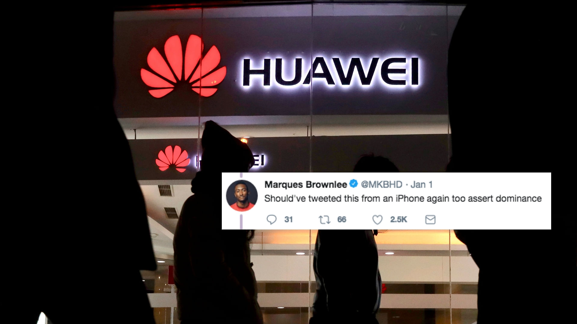 Huawei dislodged Apple last year from its position as the world’s second biggest smartphone-seller, below global number one Samsung.