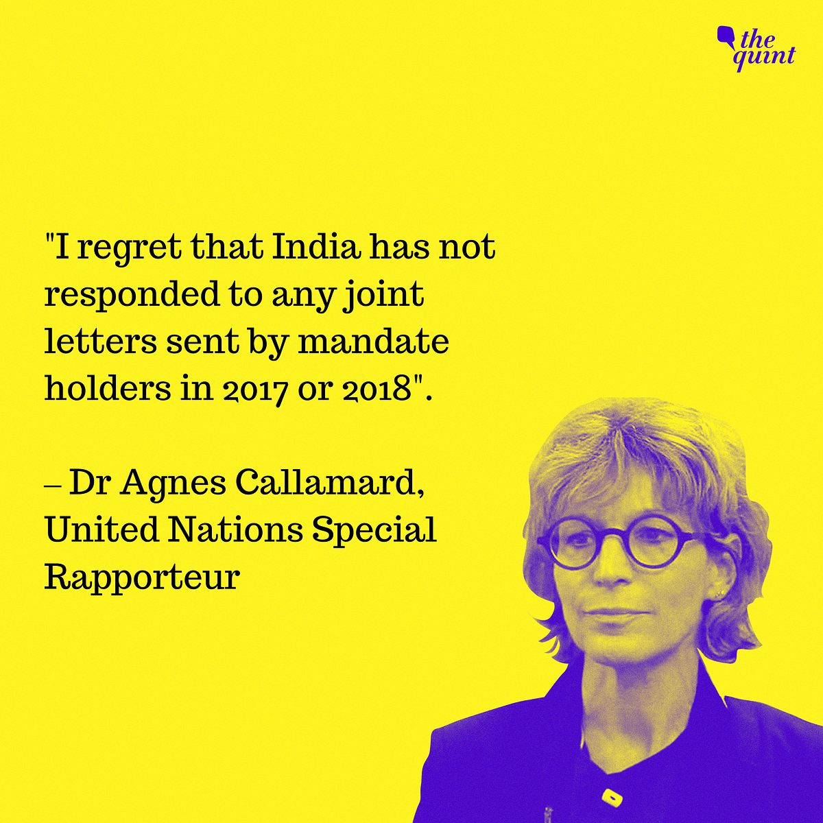 Special Rapporteur of UN, Dr Agnes Callamard, tells The Quint why police shootouts in UP are ‘false encounters’.