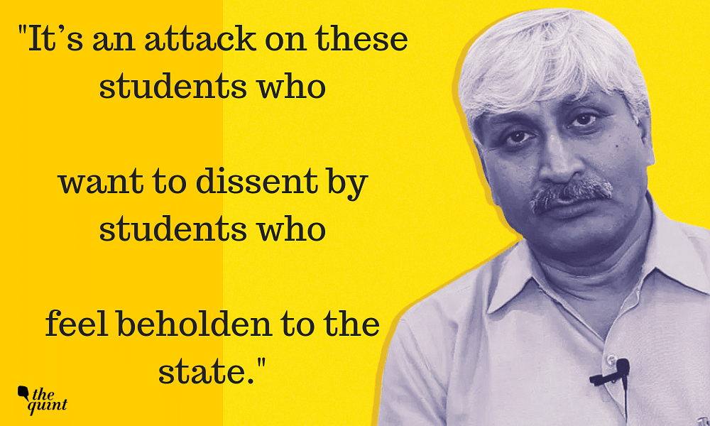 Prof Apoorvanand who teaches at Delhi University is critical of govt’s handling of recent protests at universities.