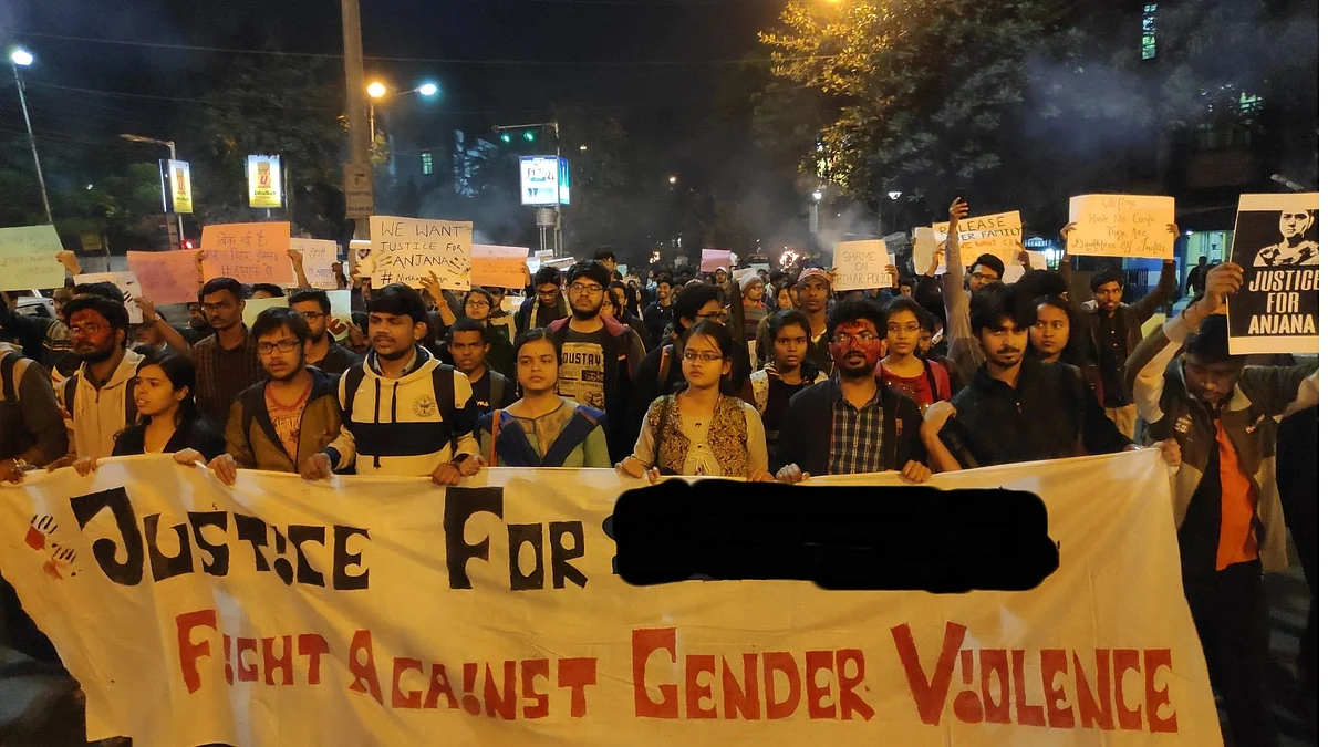 A photo from the protest.