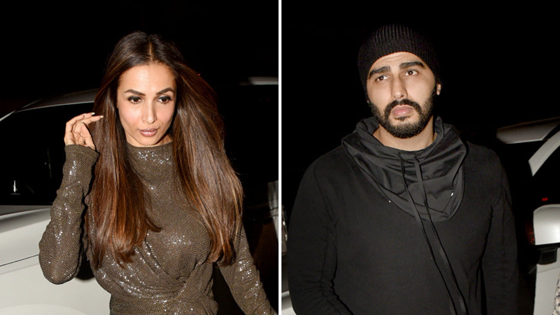 Malaika Arora and Arjun Kapoor brought in the New Year together.