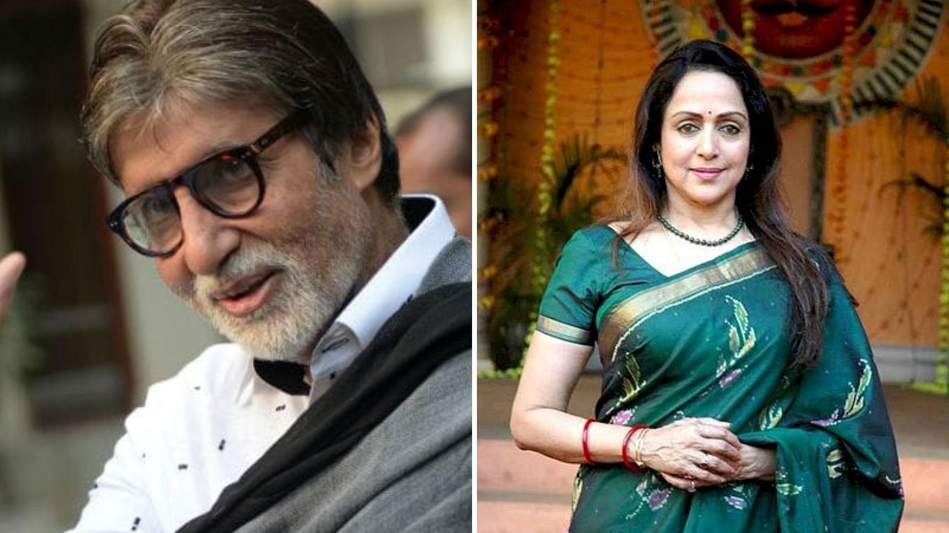 Amitabh Bachchan and Hema Malini wish their fans on Pongal and Lohri.