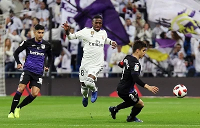 Vinicius Junior (C). (Xinhua/Edward F. Peters/IANS)