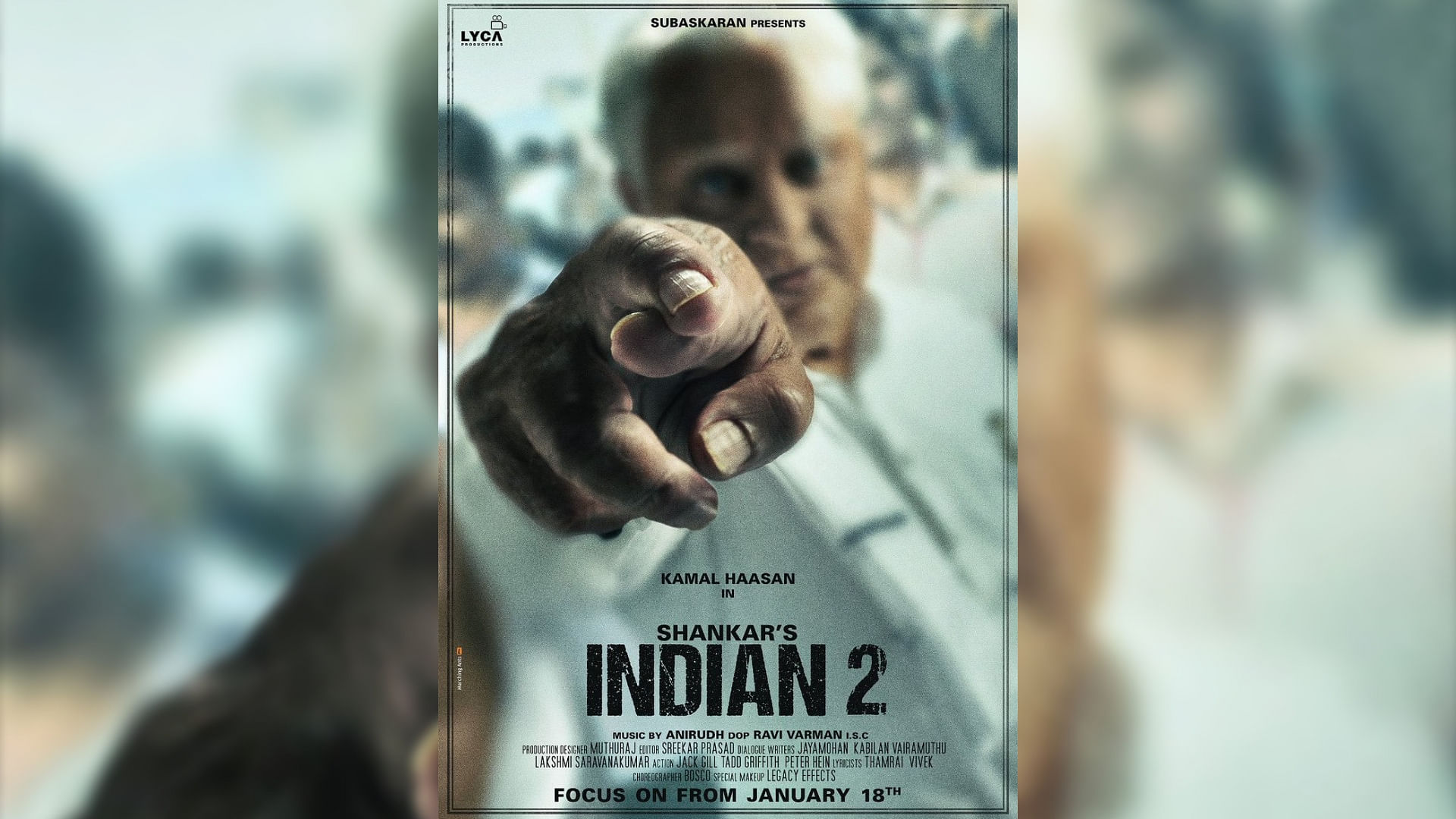Kamal Haasan in <i>Indian 2.</i>