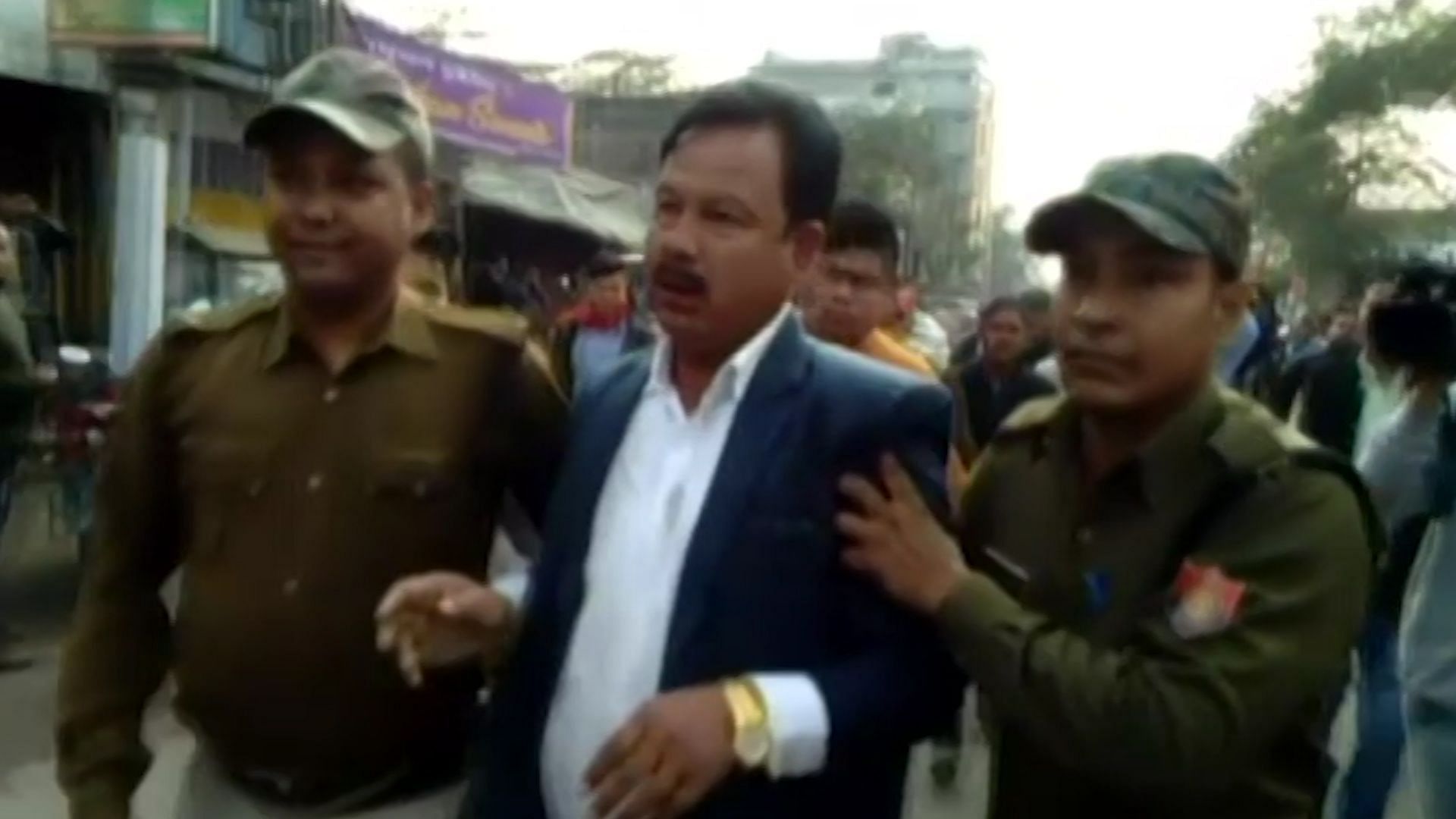 BJP’s Tinsukia district President Lakheswar Moran was beaten up by protesters over the Citizenship Bill.